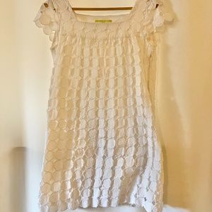 Giani Bini white cotton summer dress